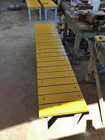 Бизнес үчүн жабдуулар: Продаю скамейки деревянные ношки железная состояние отличное для парки — 5