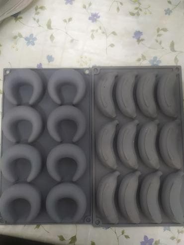 сиропы для мороженого: Силиконовые формы для выпечки и десертов (набор из 2 матриц) - — 2