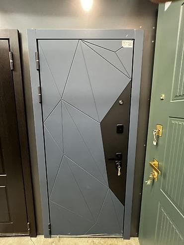 third edition solution: Двери для домов и квартир, Металлическая, Одностворчатая, Левосторонняя, цвет - Серый — 1