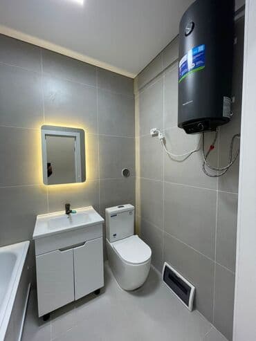 бишкек бу: 1 бөлмө, 50 м², Элитка, 3 кабат, Дизайнердик ремонт — 10