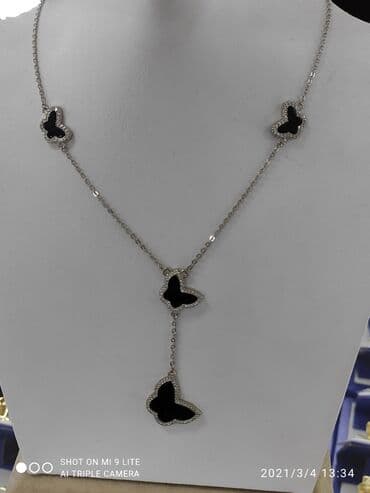 самые красивые свадебные платья в мире: Очень красивый Колье Цепочка Серебро 925 пробы Дизайн Италия Камни — 2