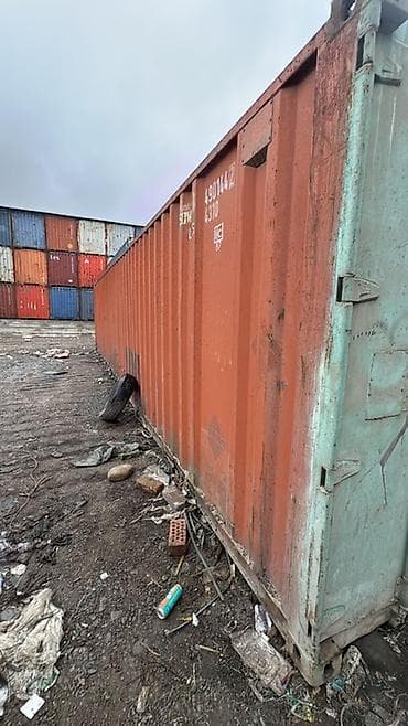 40тон контейнер: Стандарт контейнер 40 футов (Dry Van) Описание: - Стальной — 5