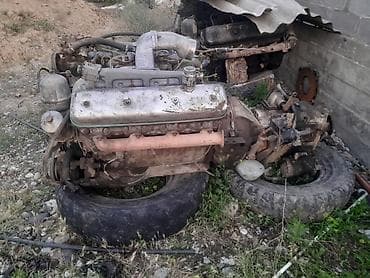 глушитель на авто: ЯМЗ v8 простой матор камаз каропка бир басканда журот — 1