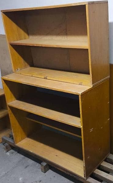 шкав для дома: Книжные/офисные стеллажи из дерева (ЛДСП/шпон). Классическая модульная — 5