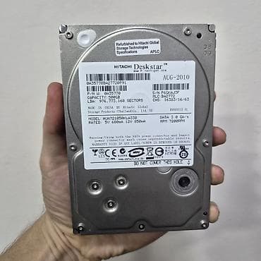 Накопитель для ПК, Новый, Hitachi, HDD, 512 ГБ, 3.5", Для ПК at lalafo.kg Накопитель для ПК, Новый, Hitachi, HDD, 512 ГБ, 3.5", Для ПК