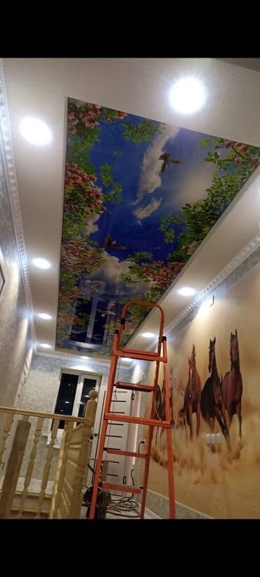 стоимость натяжных потолков: Натяжной потолок Глянцевое, Матовое, 3D потолки Гарантия, Бесплатный замер, Бесплатная консультация — 4