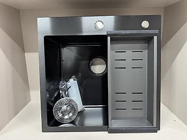 foldable table: Кухонная мойка STELLUM с технологическим нанопокрытием NANO CELL — 4