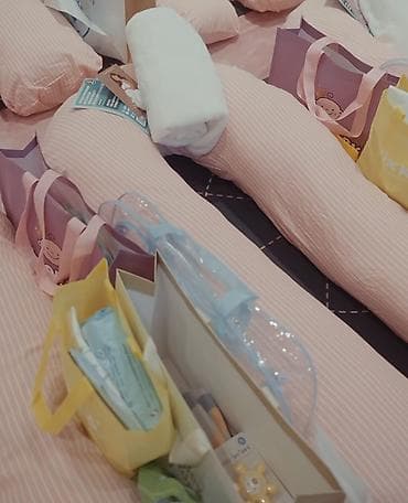 Наматрасники и топперы: Подушка для беременных - U‑образная форма для поддержки спины — 2