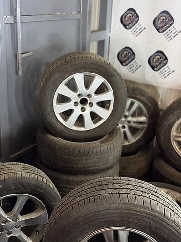 шины камри: Колеса в сборе 215 / 60 / R 16, Лето, Б/у, Комплект, Легковые, Литые, отверстий - 5 — 1