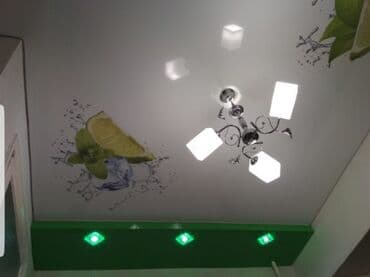 потолок гипсокартон: Натяжной потолок 3D потолки, Глянцевое, Матовое — 27