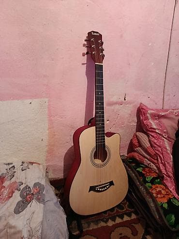 гитара кепма: Акустическая гитара Kamoer, форма дредноут с вырезом (cutaway). - 6 — 2