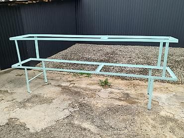 стол садовый: Металлический каркас-стеллаж/основание под длинный рабочий стол или — 1