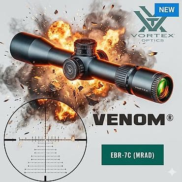 приборов: Оптика и дальномеры для стрельбы и охоты 1) Vortex Venom 5–25×56 FFP — 1
