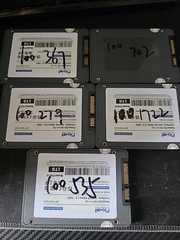 Настольные ПК и комплектующие: Накопитель для ПК, Б/у, SSD, 1 ТБ, 2.5", Для ПК — 2
