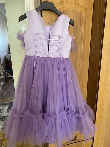 Платья: Детское платье, цвет - Фиолетовый — 2