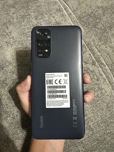 nokia e90: Redmi, Redmi Note 11, Б/у, 128 ГБ, цвет - Черный, 2 SIM — 1