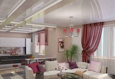 Дизайн, проектирование: Натяжной потолок Глянцевое Демонтаж — 1