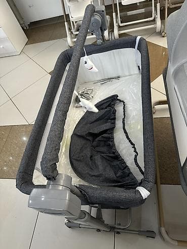 электронная люлька: Люлька, Колыбель, Металл, цвет - Серый — 2