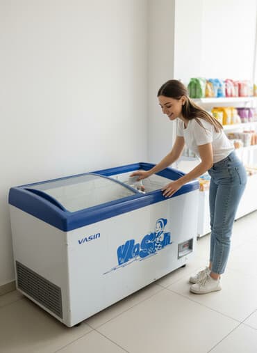 продаю термо будку: Ларь‑морозильник VASIN с раздвижными стеклянными крышками. - Тип — 1