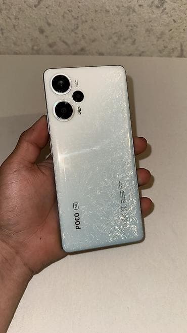 Poco F5, Б/у, 256 ГБ, цвет - Белый, 1 SIM, 2 SIM, eSIM