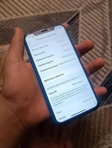 xiami 17: IPhone X, Б/у, 256 ГБ, Black Titanium, Чехол, 100 % — 4