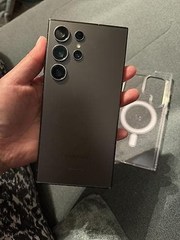 айфон 1у: Samsung Galaxy S23 Ultra, Б/у, цвет - Черный, 1 SIM, eSIM — 2