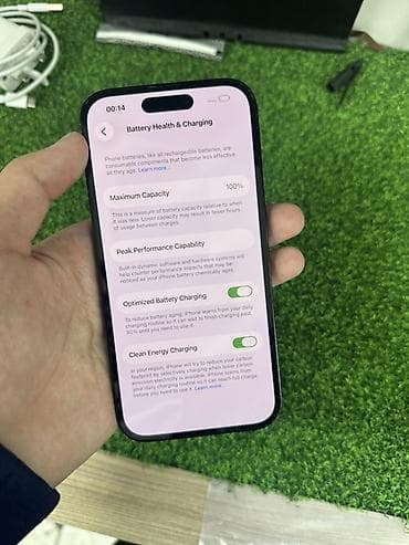 Техника жана электроника: IPhone 14 Pro, 256 ГБ, Кара, Кабель, 100 % — 3
