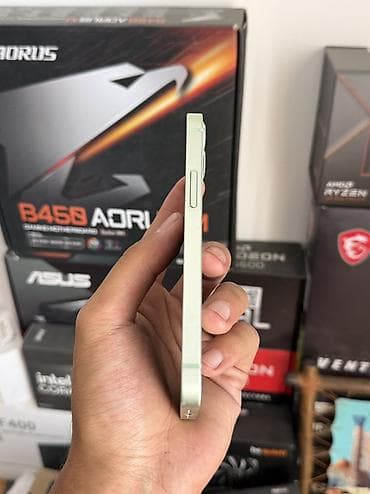 IPhone 12 mini, Колдонулган, 128 ГБ, Жашыл, Каптама, 73 % — 3