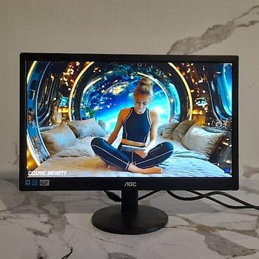 кадр: Монитор, AOC, Колдонулган, LCD, 18" - 19" — 8