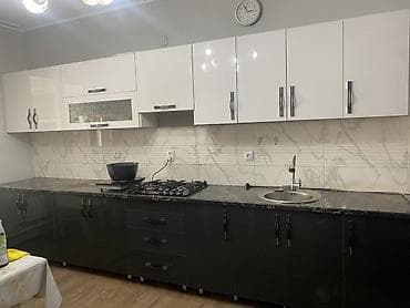 Кухонный гарнитур с рабочей поверхностью +встроенной газовой варочной at lalafo.kg Кухонный гарнитур с рабочей поверхностью +встроенной газовой варочной