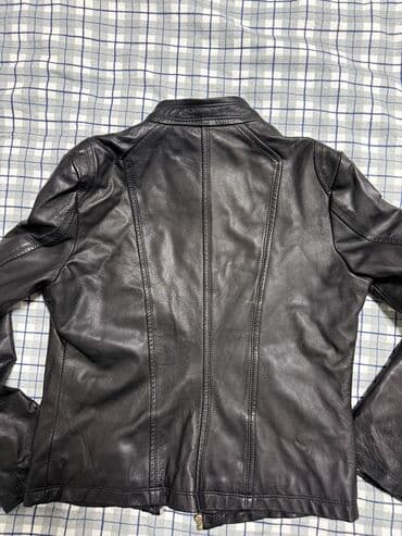 кыргызские национальные платья на прокат бишкек: Кожаная куртка, Классическая модель, Натуральная кожа, Приталенная модель, С меховой отделкой, Удлиненная модель, M — 5