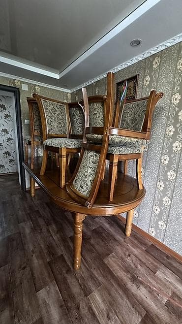 Стол и стул для зала, цвет - Коричневый — 2