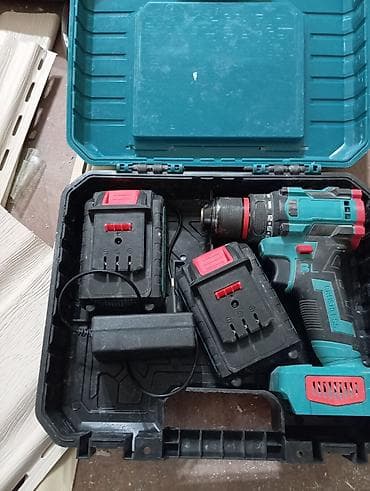 электро инстурмент: Аккумуляторный инструмент в кейсах — комплект азмаз иштетилген 1) — 3
