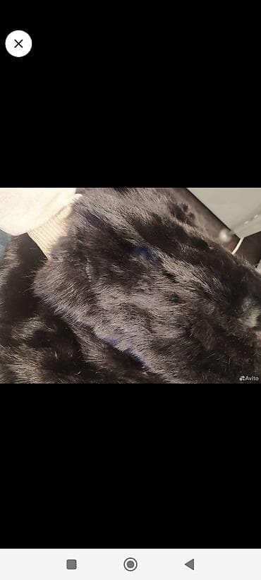 apple magic mouse 2: Шуба, Норка, По колено, С капюшоном, S — 4