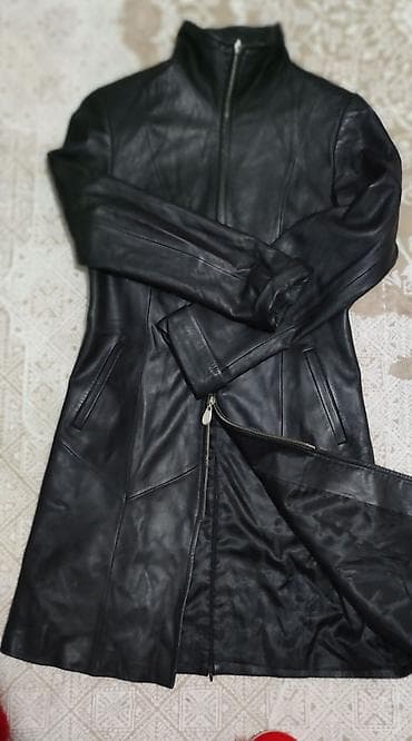 Личные вещи: Кожаная куртка, Классическая модель, Натуральная кожа, M — 4