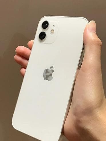 Техника и электроника: IPhone 12, Б/у, 128 ГБ, Белый, 79 % — 2