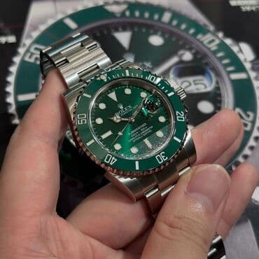 часы новые почти: Rolex Submariner. Швейцарский механизм Swiss ETA Cal.3135. Часы — 1