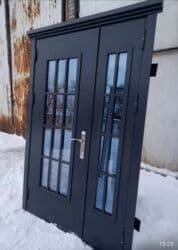 шкаф металлический для документов: Менчик үй эщик, Металл, Эки капкалуу, түсү - Боз — 27