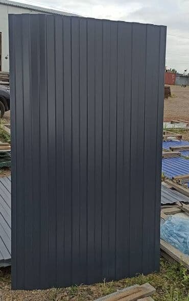 Кровля (профнастил) цвет Антрацит ( серый-мат)—это идеальное решение