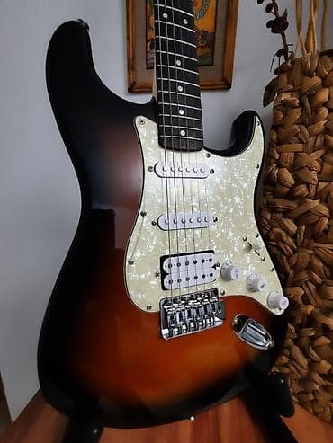 Гитары: Squier (Fender) Sonic HSS, НОВЫЙ, КЛАССНЫЙ, четкий и удобный. Звук — 5
