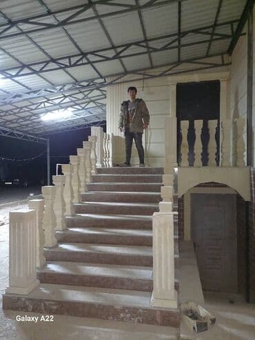 уголь кара кече беш сары: Сары таш балясины перила тумбы гранит сатылат сапаттуу — 26