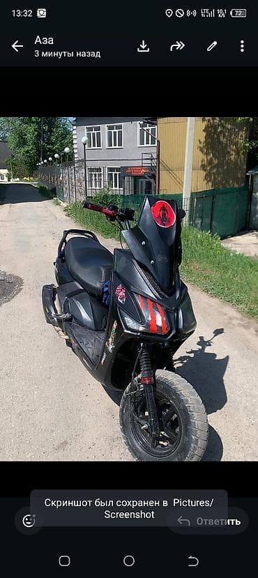 city coco: Скутер 50–150 см³ (китайский спорт-стайл) - Кузов: чёрный — 5