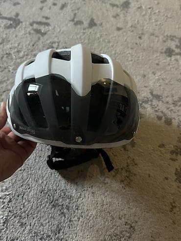 Велосипедный шлем WEST BIKING белого цвета с интегрированным