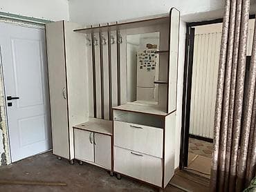 Прихожая модульная с зеркалом и открытыми полками ширина 180 высота — 3