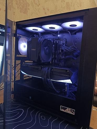 Стол компьютерлери жана комлектөөчүлөр: ПК корпусу, Колдонулган, Thermaltake, ATX, түсү - Кара — 7