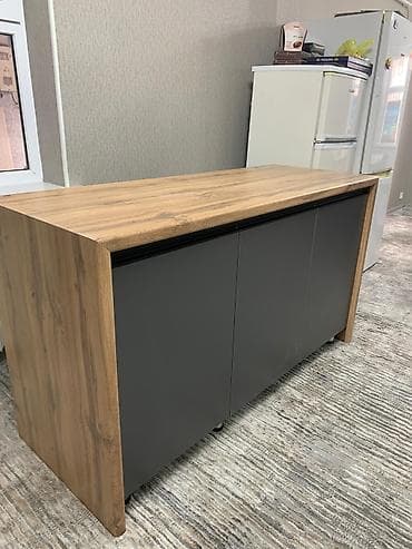 нож для фри: Кухонный гарнитур, цвет - Серый, МДФ — 9