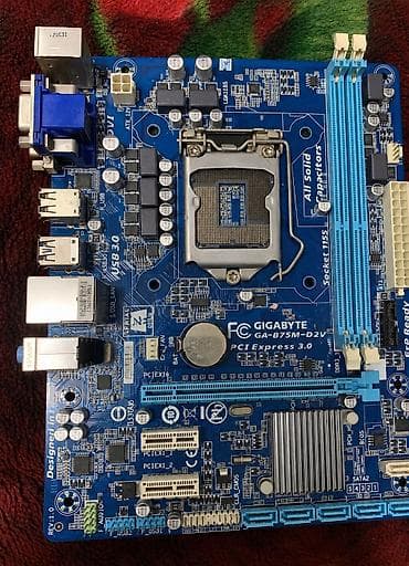монитор aoc 27: Материнская плата Gigabyte GA‑B75M‑D2V (rev. 1.0) - Чипсет: Intel B75 — 1
