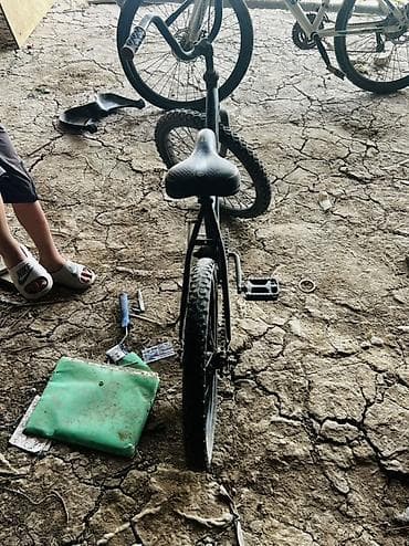 детский велосипед с алюминиевой рамой 16: BMX велосипед, Рама XS (130 -155 см), Б/у — 2