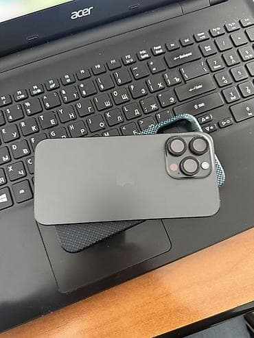 mi 9lite: IPhone 15 Pro Max, Б/у, 256 ГБ, Black Titanium, Чехол, 89 % — 1