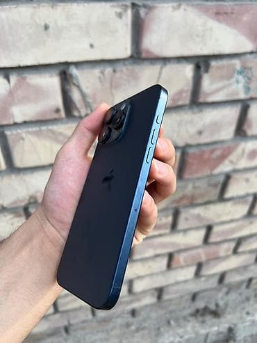 iphone 21: IPhone 15 Pro Max, Б/у, 256 ГБ, Blue Titanium, Кабель — 8